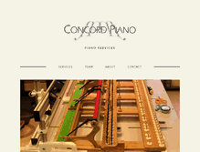Tablet Screenshot of concordpiano.com